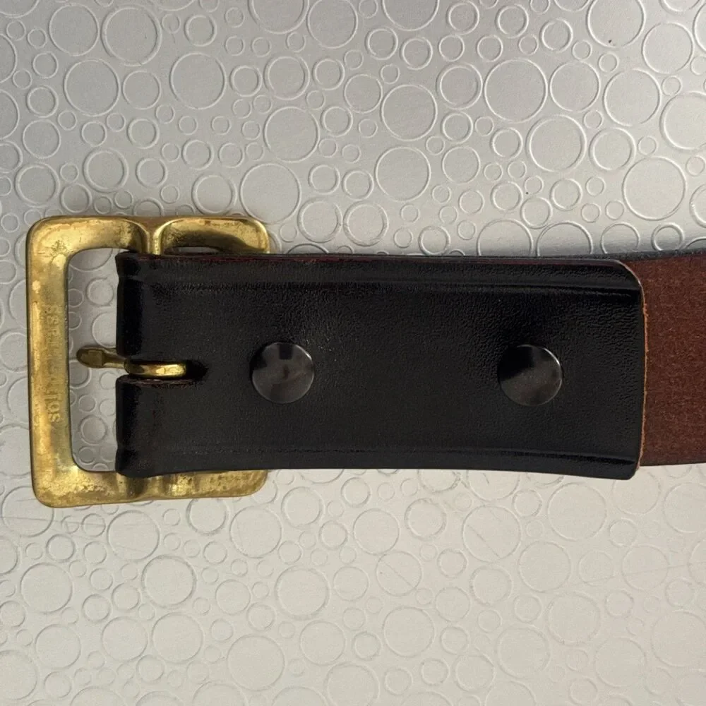 Don Hume B111 Stiffened Leather Duty Security Uniform Belt 40 Tactical CCW EDC